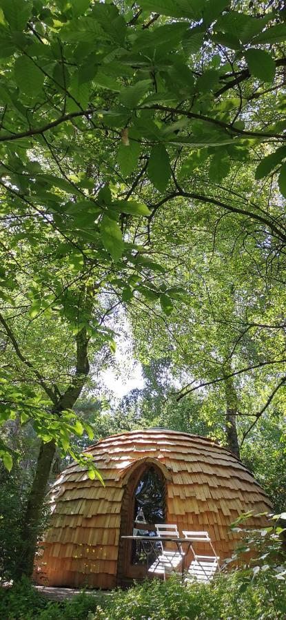 Camping De La Chagnee Saint-Aubin-le-Cloud Exteriér fotografie